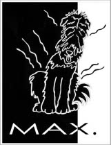 Max black and white logo